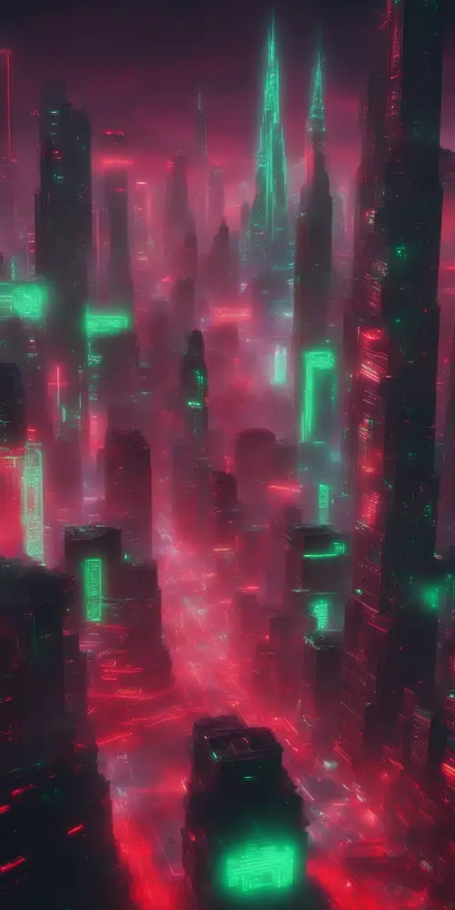 Cyber Steam-Punk Christmas wallpaper